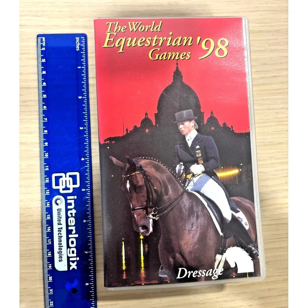 RARE! HTF! World Equestrian Games 1998 Dressage VHS Rome FEI Horse Riding Video